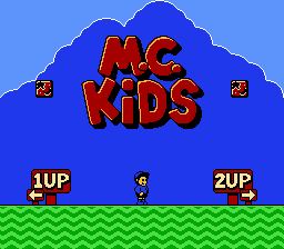 M.C. Kids (prototype) Title Screen